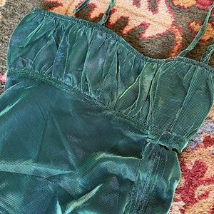 Beautiful brand new green dress I was going to wear to prom but it was too small